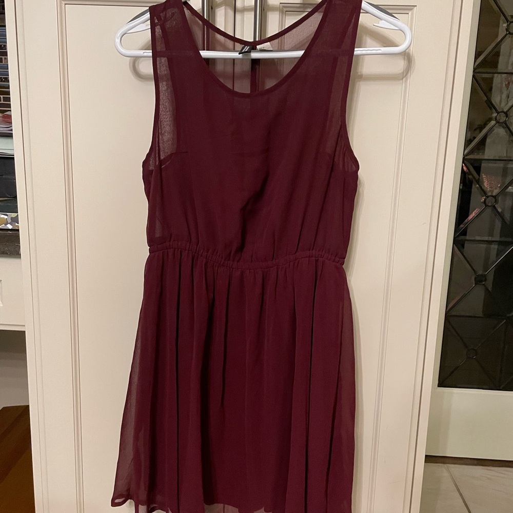 H&M Maroon Dress